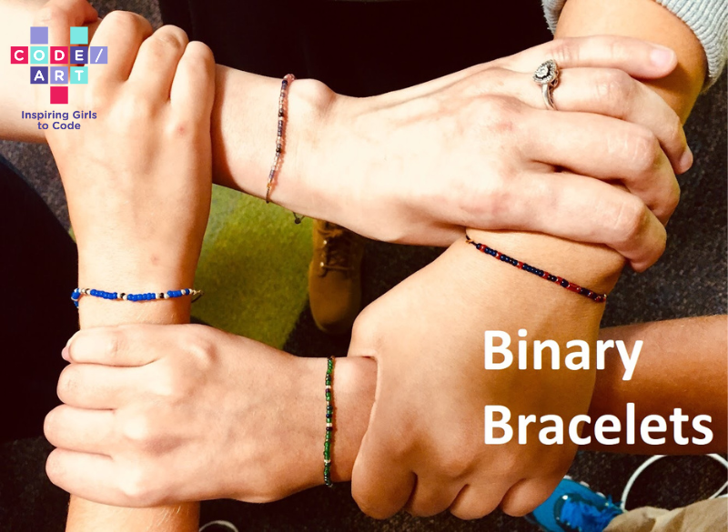Code/Art - Make Your Own Binary Bracelet! project image