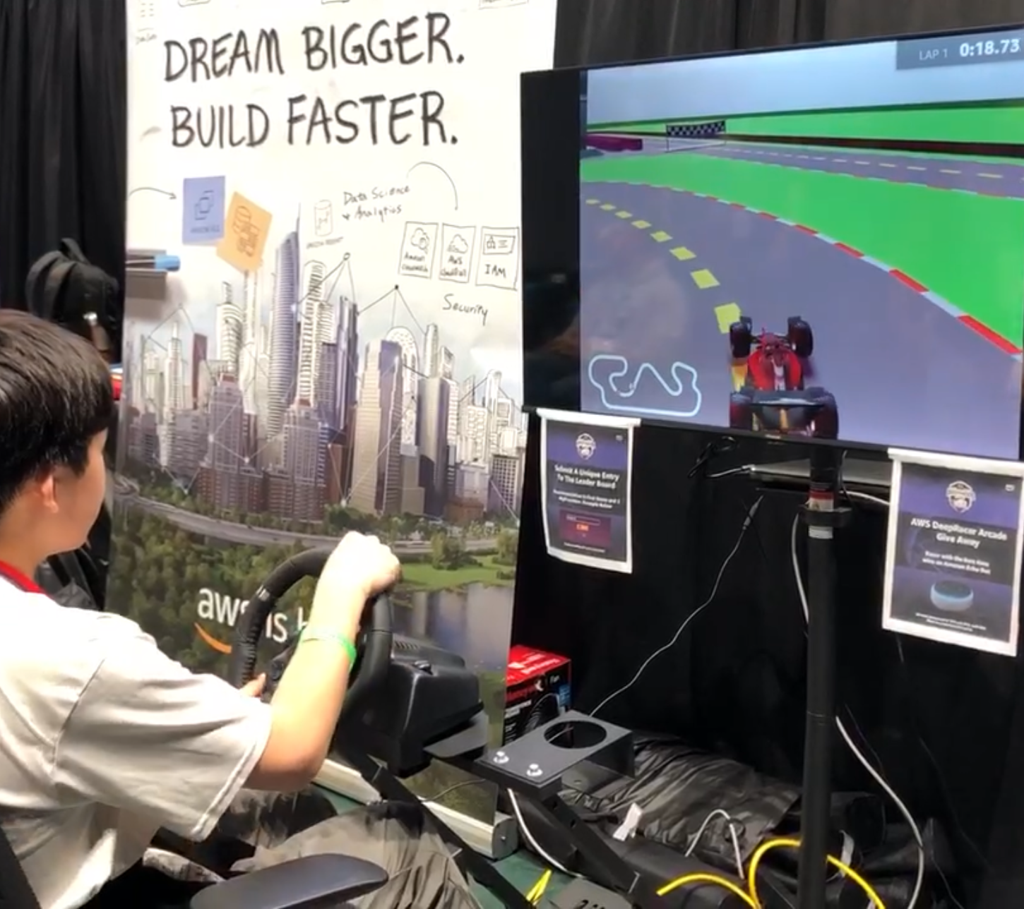 AMAZON - AWS Deep Racer Arcade, Robotics, & Machine Learning project image